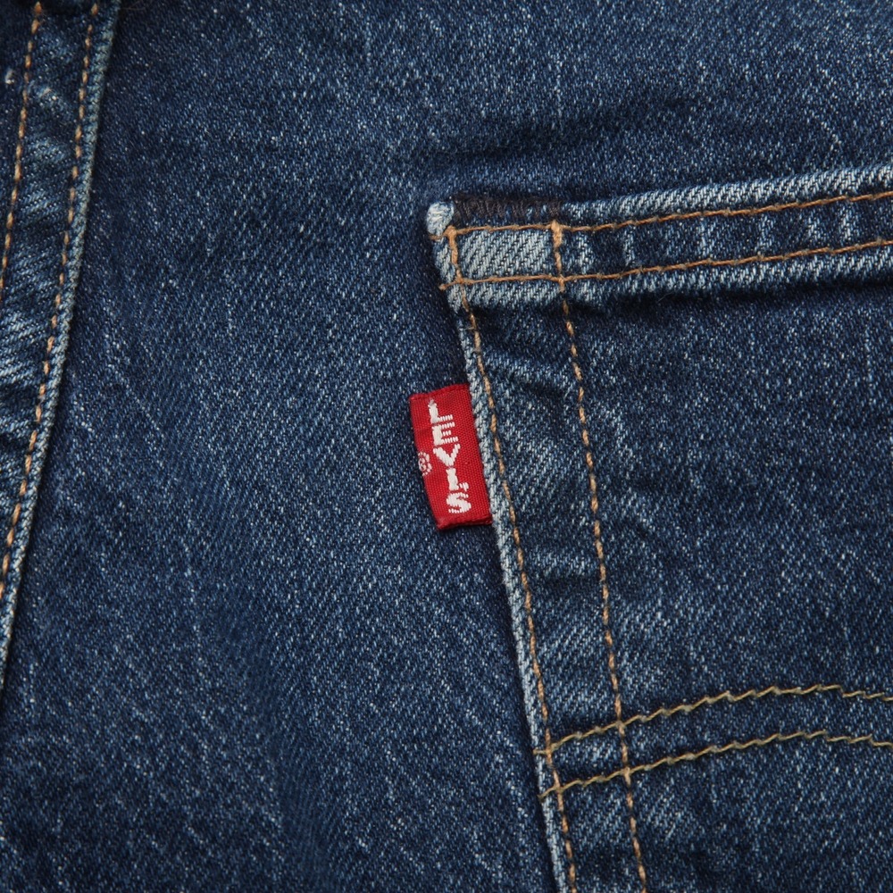 Levi's Premium Men's 33x34 Actual 33x32 Straight Leg Jeans Blue Denim - Picture 5 of 16